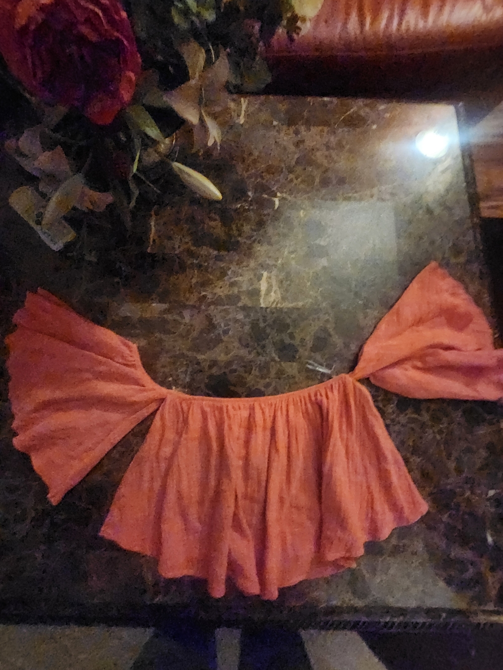 Off-Shoulder Women's Top in Dusty Rose